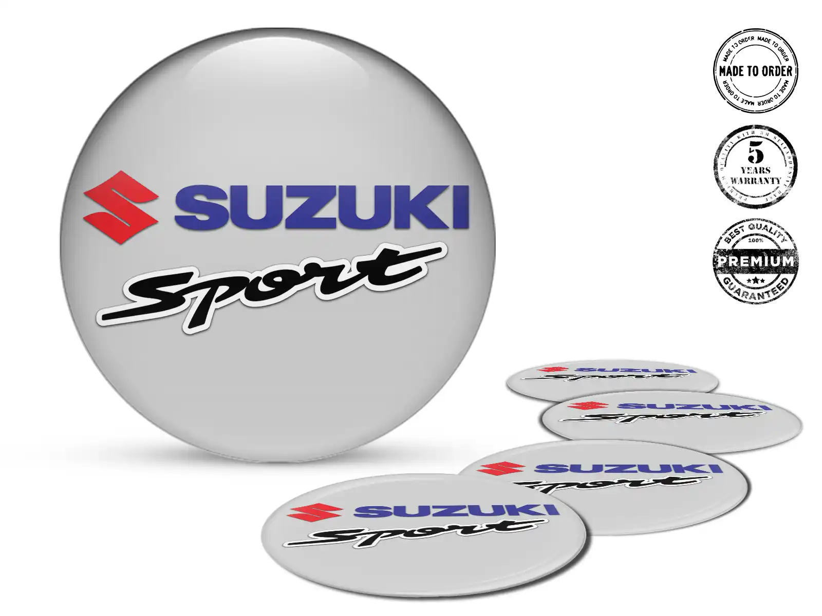 Suzuki Decalcomania Ruota Stile Badge Cupola Lusso